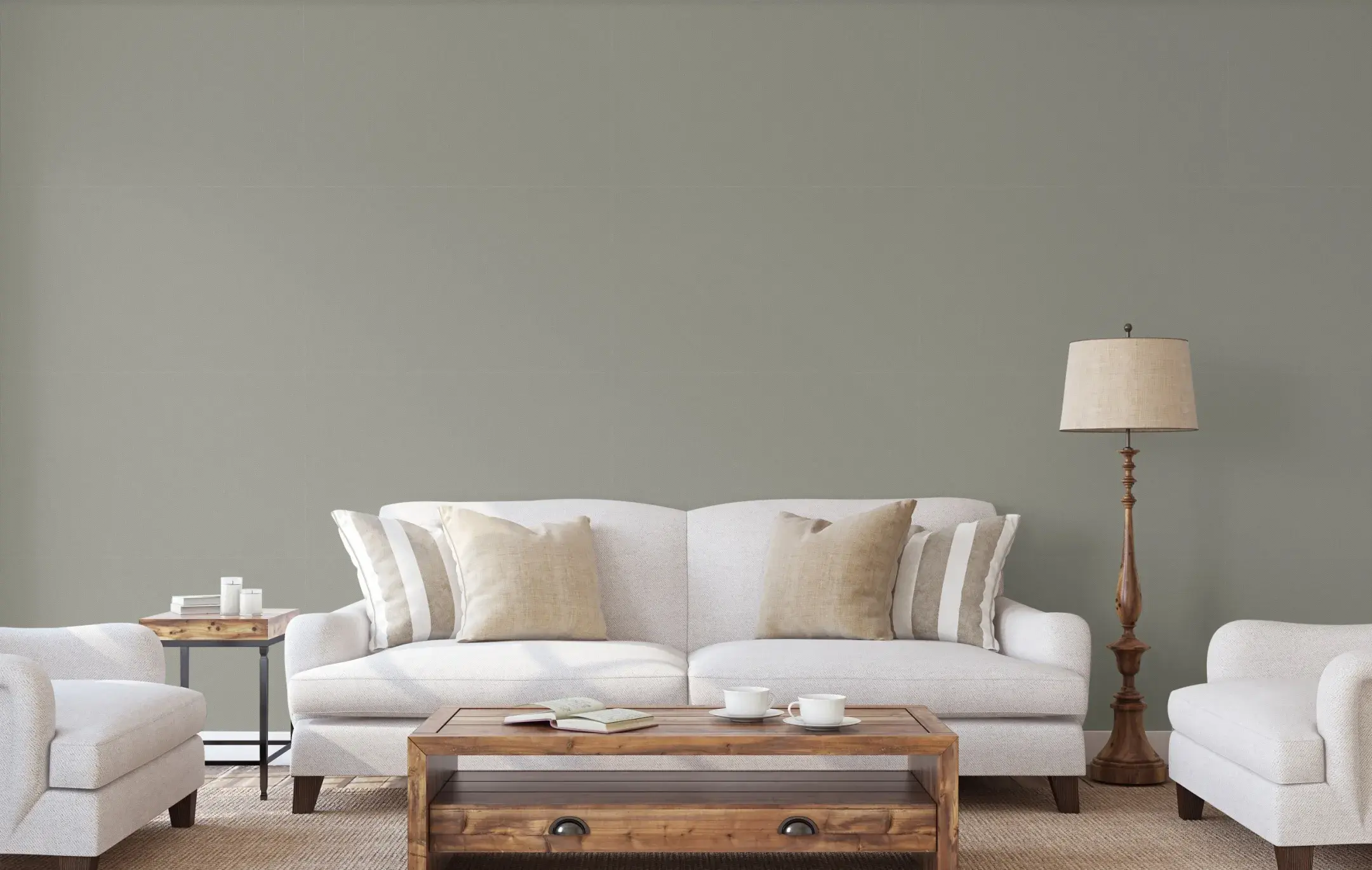 Gray Embossed Wallpaper – Fabric-Like Texture (3701-5)